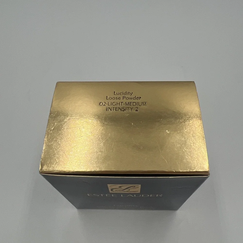 NEW Estee Lauder Lucidity Loose Powder New In‎ box Full Size 02 LIGHT-MEDIUM